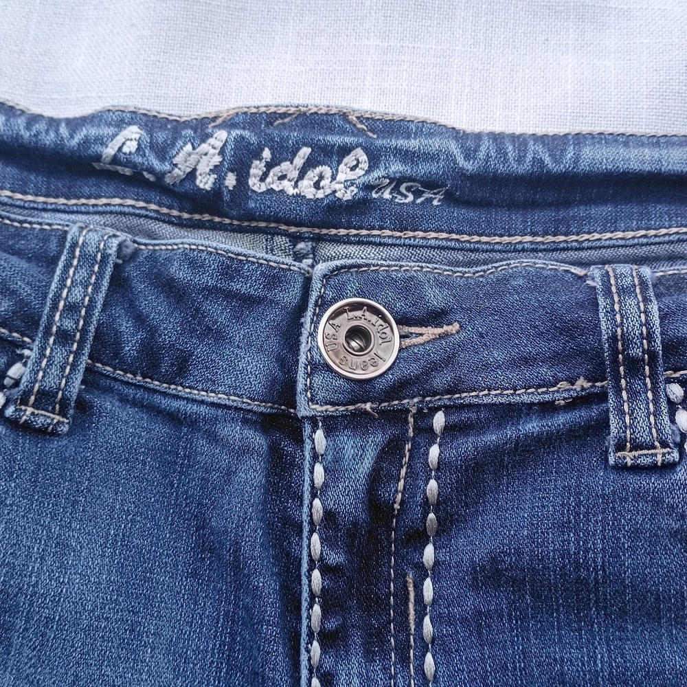L.A. Idol Jeans Size 13 Bootcut Studded Western Pocket Y2K​ - Picture 9 of 12